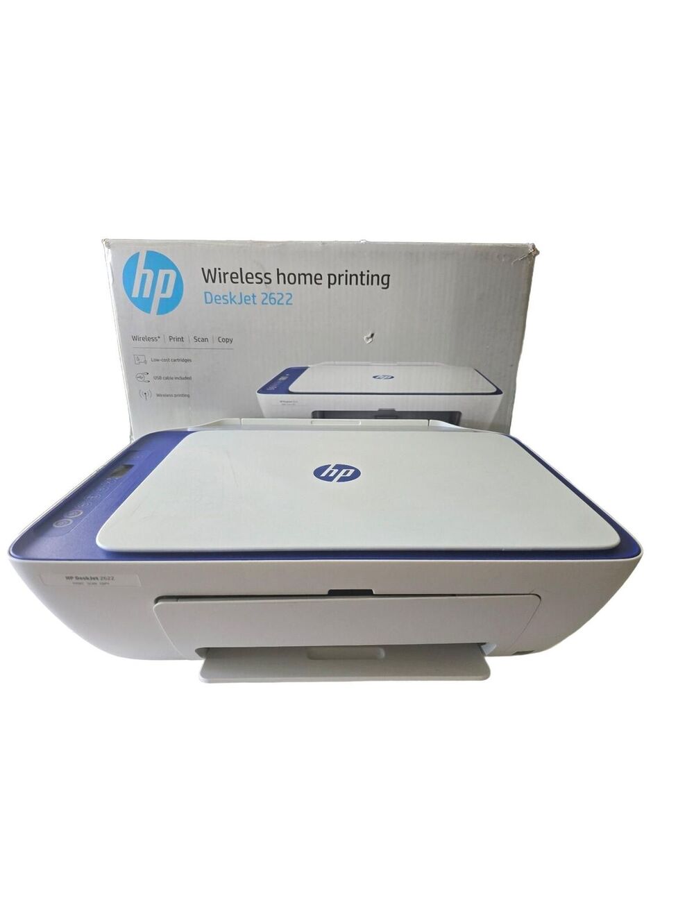 HP Deskjet 2622 Wireless Home Printing Scan Copy All In One Printer